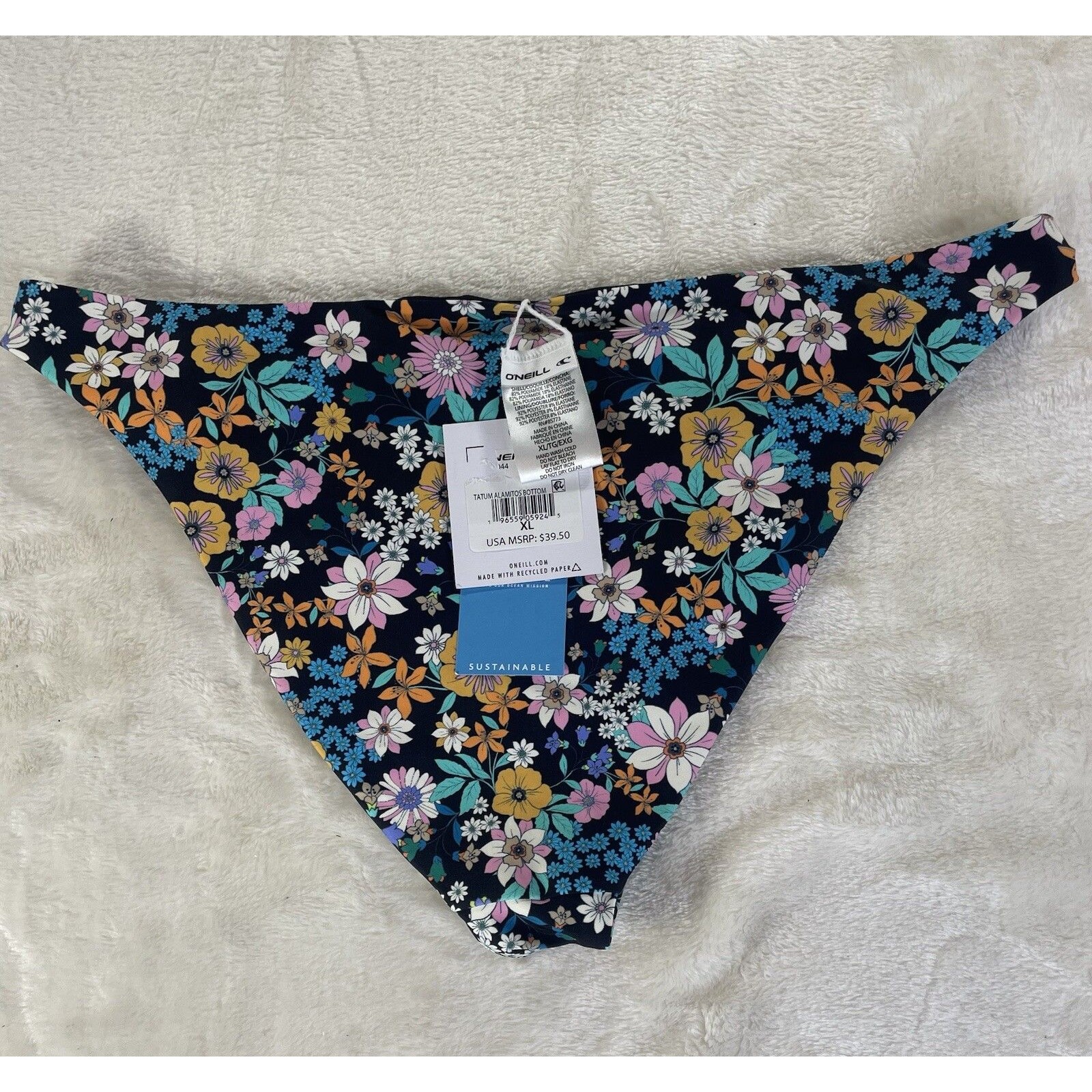 O'neill Women's Size Xl Tatum Alamitos Bikini Bottoms — image 4 of 8